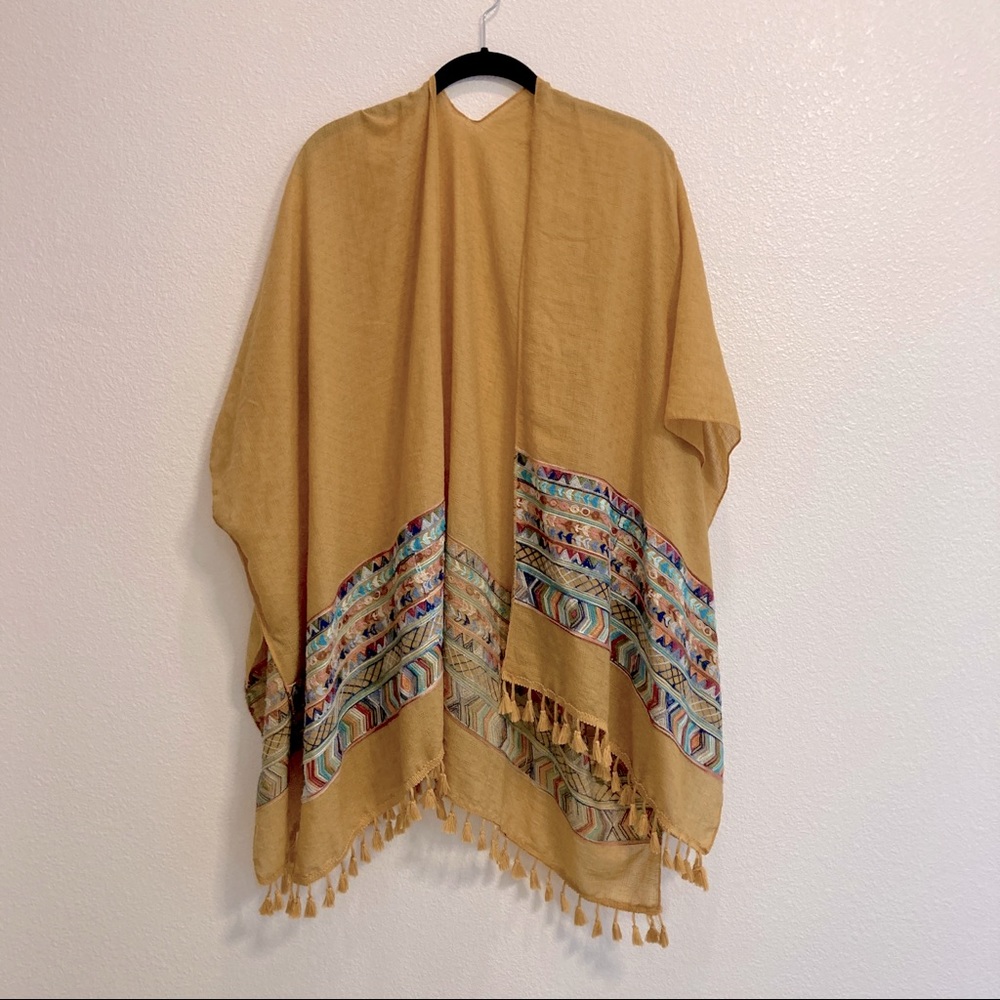 Embroidered shawl